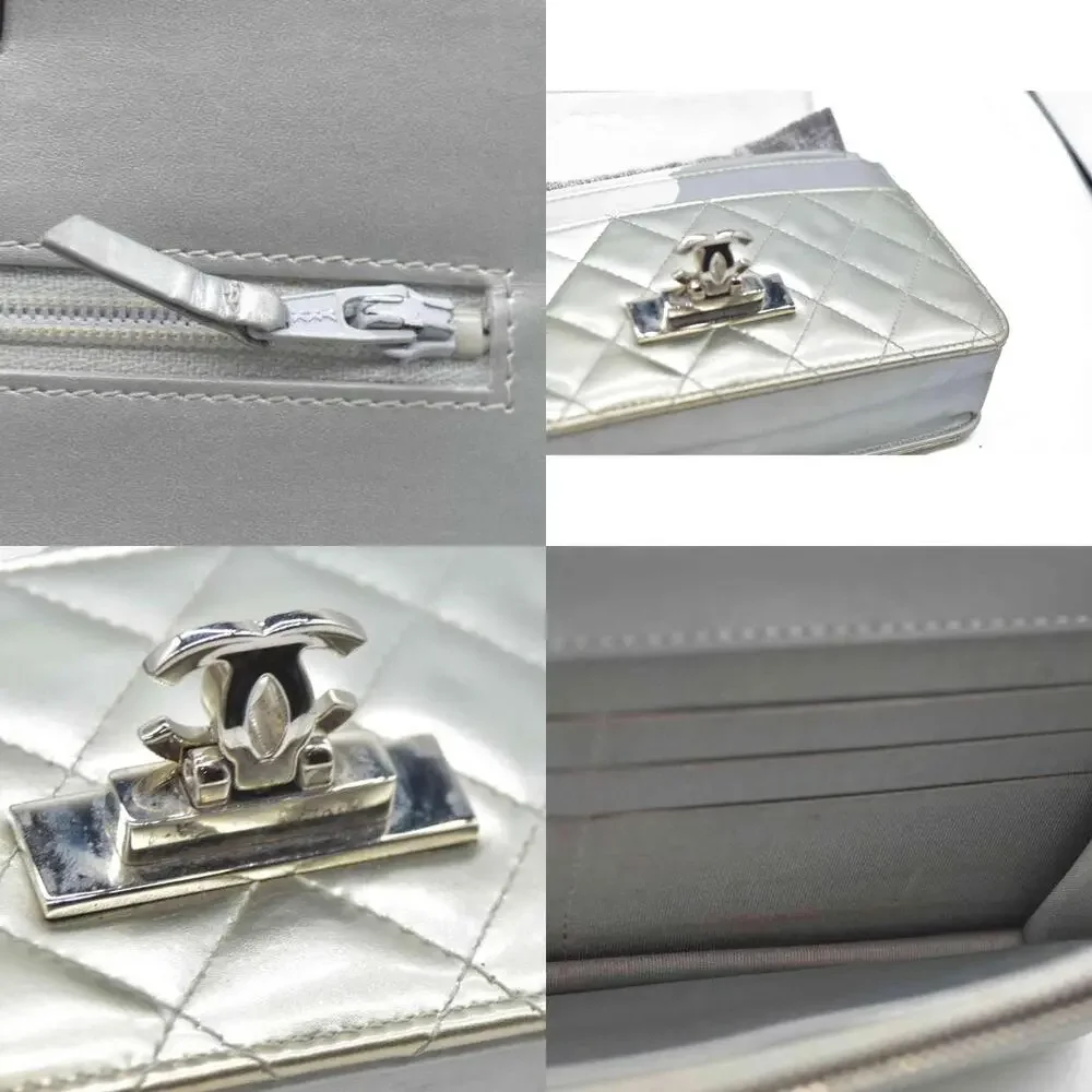 Chanel Patent Quilted Golden Class Wallet on Chain WOC